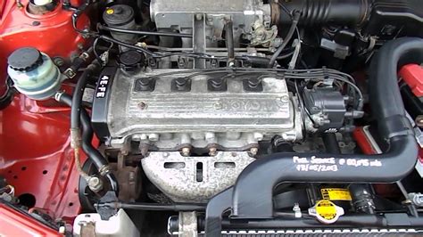 Toyota Starlet 4E-FE Engine - YouTube