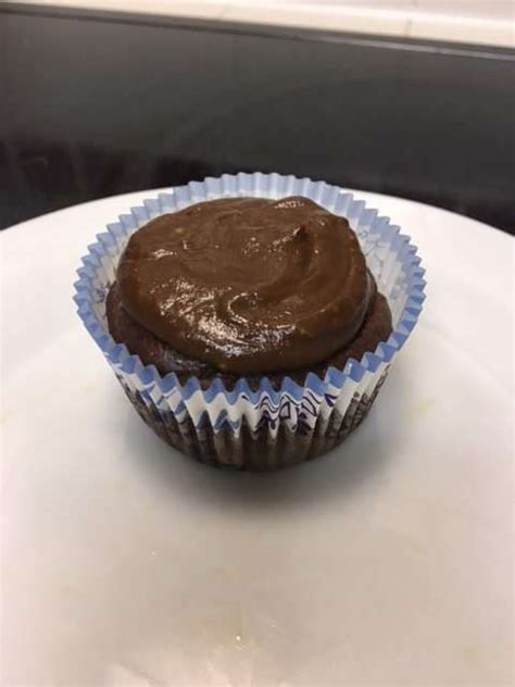 3 Ingredient Chocolate Cupcake With Chocolate Fudge Frosting Gray