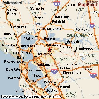 Pleasant Hill California Area Map More