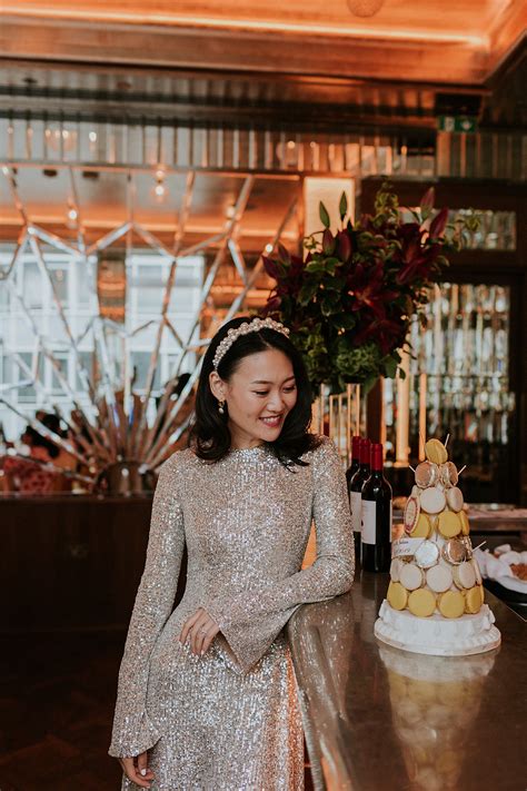 100 courses in 1,000 minutes…bet you've never been to a dinner party like this before. A Galvan London Sequin Dress For An Intimate London Dinner ...