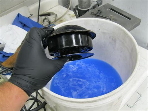 For general cleaning, make a cleaning solution of half vinegar and half water (preferably warm but not essential) and place in a spray bottle; The Bug Boys: Cleaning an oil bath air cleaner
