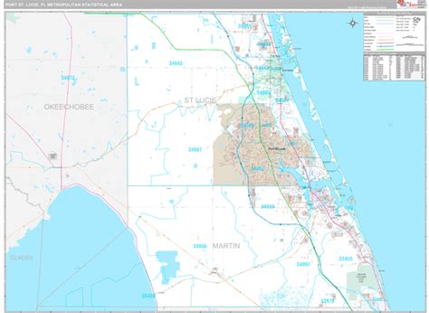 Maps Of Port St Lucie Metro Area Florida