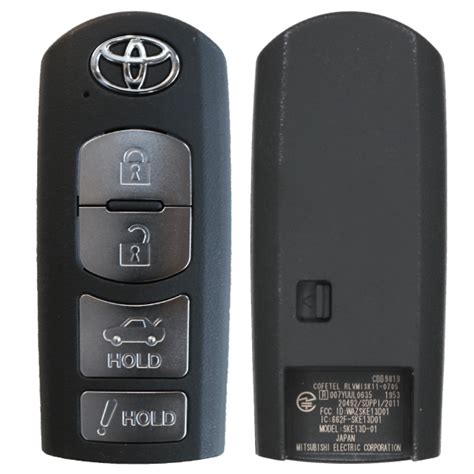 Toyota 4 Button Proximity Smart Key Fcc Wazske13d01 Pn 89904 Wb001