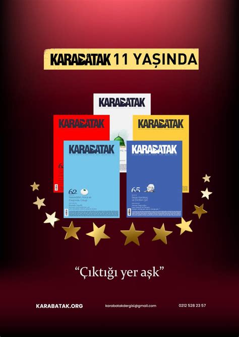 Karabatak Dergisi On Twitter Y L N N Tyb Dergi D L