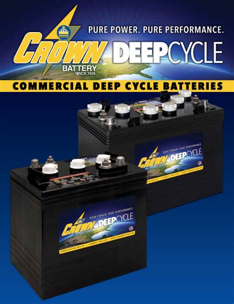 Crown Gc2 Cr 220 6v 220ah Golf Cart Battery Battery Hub Inc