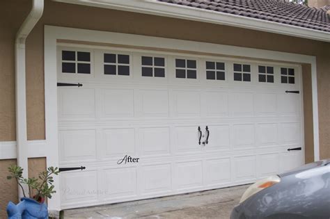 No flashing lights at all. Creating A Faux Carriage Garage Door - Pinterest Addict