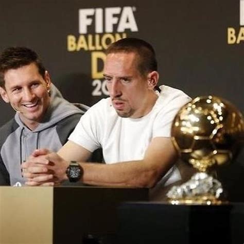 Frank Ribery And Leo Messi 2013 Ballon D Or Ceremony Balón De Oro Balones Balon De Oro 2013