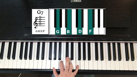 Play G7 Chord On Piano How To Youtube