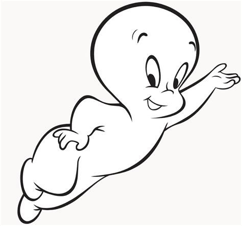 Print coloring of casper and free drawings. Casper The Friendly Ghost Coloring Pages - Coloring Home