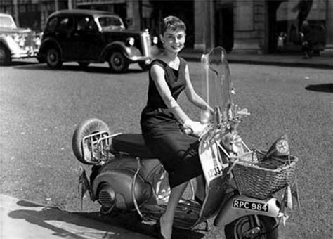 Gallery 20 Photos Of Girls On Vespa Scooters Audrey Hepburn Style Scooter Girl Vespa Vintage