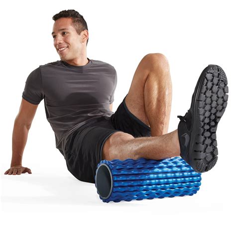 Gaiam Restore Deep Tissue Muscle Massage Foam Roller Blue Sports And Outdoors