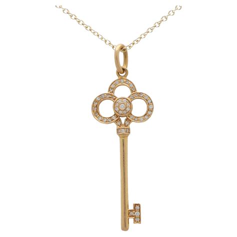 Tiffany And Co Italy K Yellow Gold And Diamond Libra Zodiac Pendant