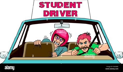 Learner Driver Stock Vector Images Alamy