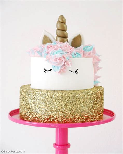 Beat on medium until light and fluffy, about 2 minutes. How To Make a Unicorn Birthday Cake - Party Ideas | Party Printables Blog