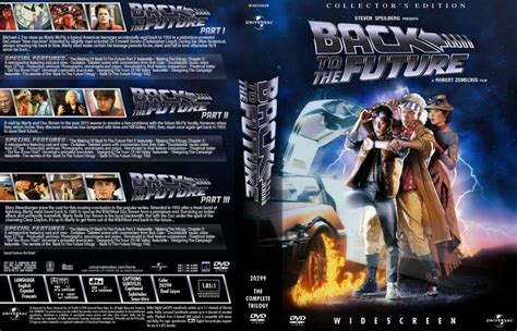 Back To The Future Trilogy Movie Dvd Custom Covers 2456back To