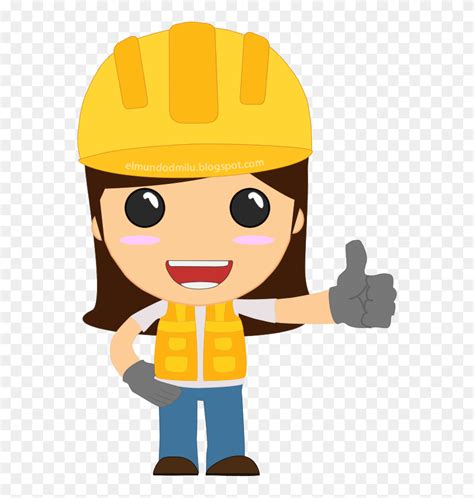 Download Female Engineer Cartoon Clipart 5729267 Pinclipart