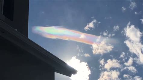 Strange Rainbow Ghost Cloud Thing Over Herriman Utah March 20 2018