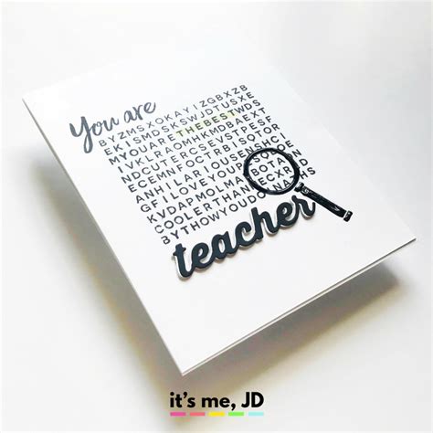 5 Handmade Card Ideas That Teachers Will Love