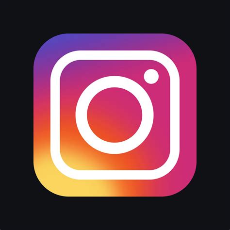 Instagram Logo With Black Background Imagesee