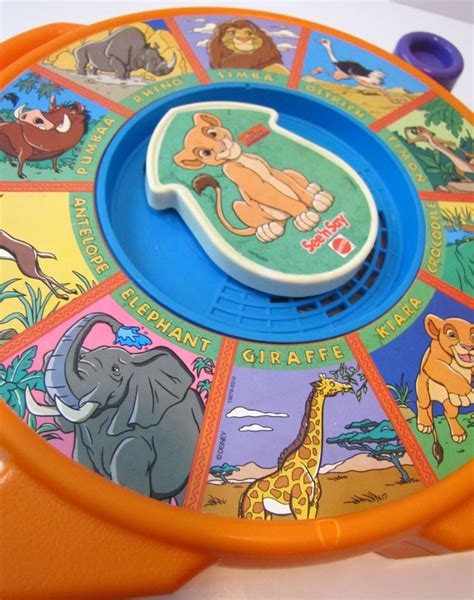 Vintage Disney The Lion King See N Say By Mattel Etsy
