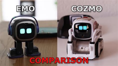 Emo The Desktop Robot And Anki Cozmo Sound Comparison Youtube