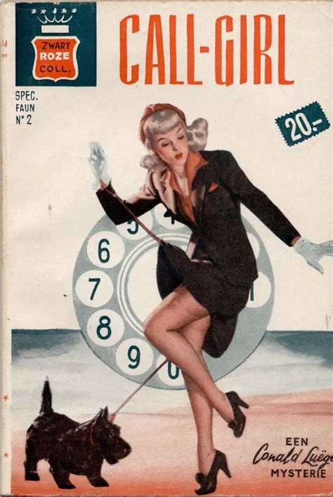1961 Zwart Roze Call Girl By Conald Lueger Cover Art By Peter Driben