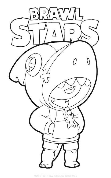 Dibujos De Adorable Leon Brawl Stars Para Colorear Para Colorear