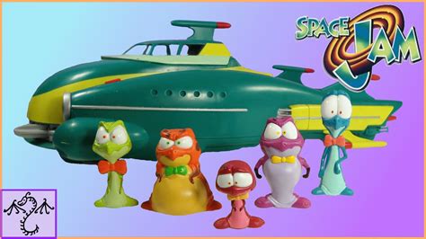 They are a quintet of aliens who work for their evil galactic carnival worker mr. 1996 Space Jam Moron Airship with Nerdluck Figures Toy ...