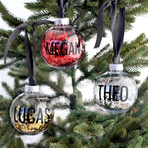 Personalised Glitter Name Bauble