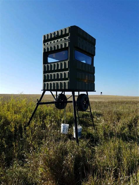 Our Deer Hunting Stands Stand Alone Or With Wheel Assembly
