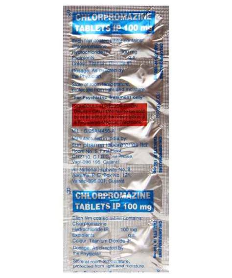 Chlorpromazine Tablets At Best Price In Aligarh M Care Exports