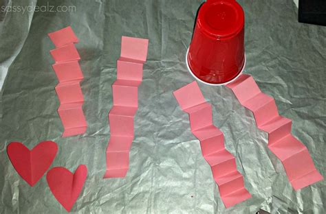 Red Solo Cup Valentines Day Craft For Kids Heart Man Crafty