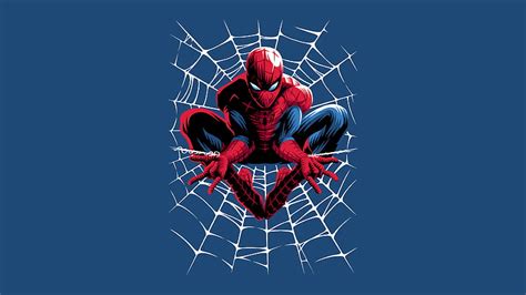 X Px P Free Download Spiderman Web Minimal Spiderman Superheroes Artist Artwork