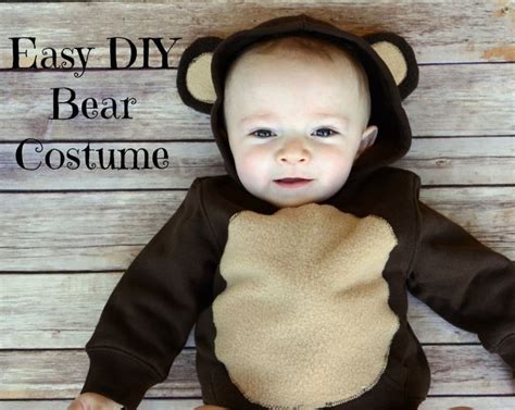 Diy Bear Costume Tutorial From It Happens In A Blink Baby Halloween