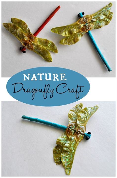 Nature Dragonfly Craft Dragon Fly Craft Fly Craft Insect Crafts