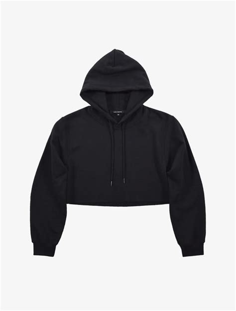 Cropped Hoodie Black Cropped Hoodie Hoodies Black Hoodie