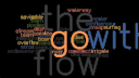 Go With The Flow Synonyms And Related Words What Is Another Word For