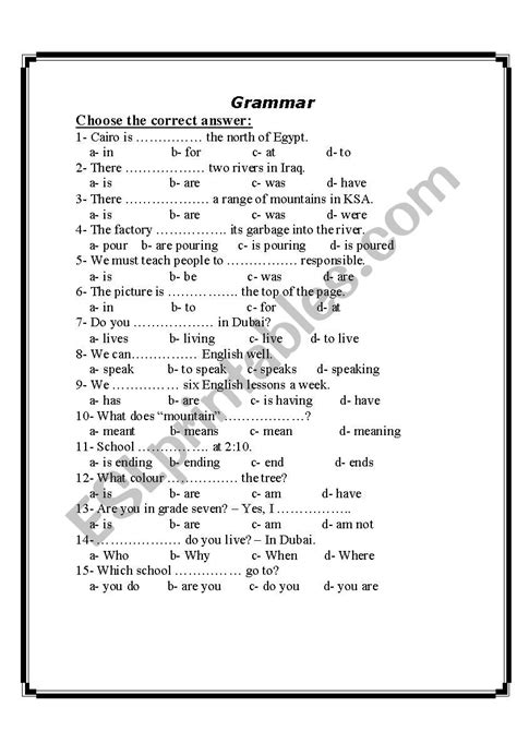When you really want to know if students have internalized a work or concept having them writing extended assignments is a must. worksheet for grade 7 - ESL worksheet by hosnis