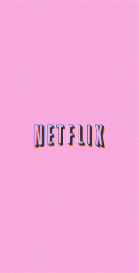 Pastel Pink Netflix Logo Aesthetic Aesthetic Netflix Logo Wallpapers