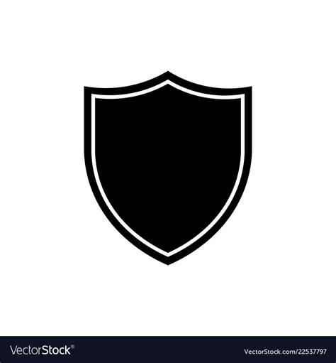 Shield Icon Security Symbol Safety Sign Royalty Free Vector