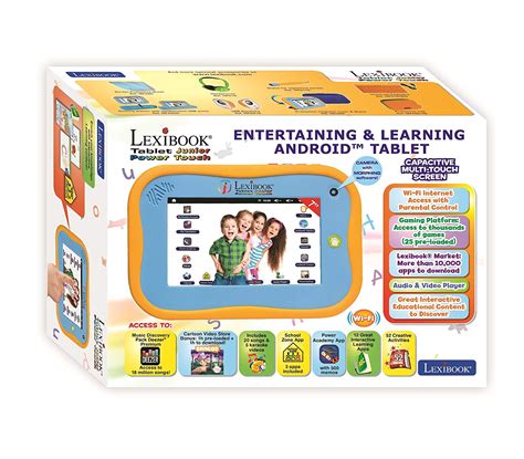Lexibook Junior Tablet The Entertaining And Learning Android Tablet For