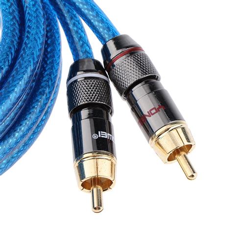 2 Xlr Male To 2 Rca Male Hifi Audio Cable For Amplifier Mixer