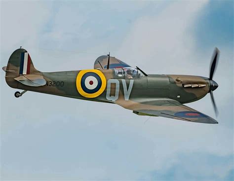 A Spitfire From The Movie Dunkirk Wwii Fighter Planes Wwii Plane