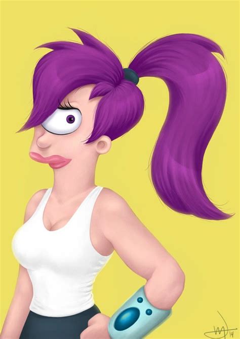 Leela • Futurama Girl Cartoon Characters Leela Futurama Female