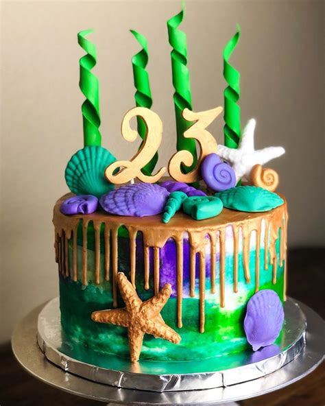 My 23rd Birthday Cake Chocolate Cake With Oreo Buttercream Mermaid