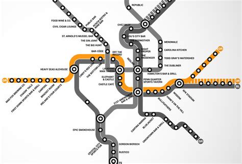 Orange Line Dc Metro Bar Map