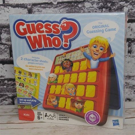 Guess Who Hasbro People Pets Original Guessing Board Game Ages 6 Up 2