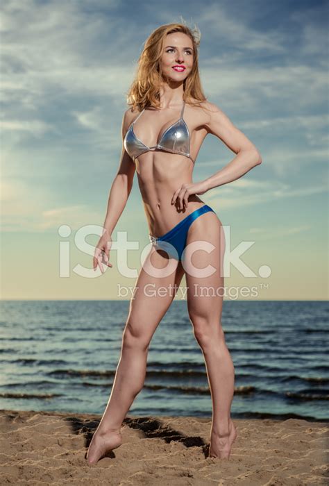 Female On The Beach Stock Photo Royalty Free Freeimages