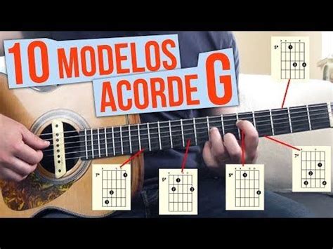 maneiras diferentes de fazer o acorde G maior YouTube Acorde Escala violão Curso de violão