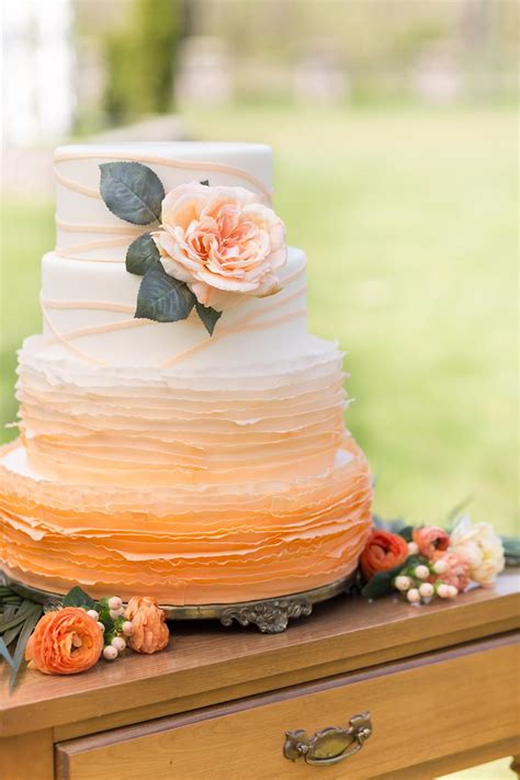 Spring Peach Inspired Wedding Styled Shoot Chicago Style Weddings